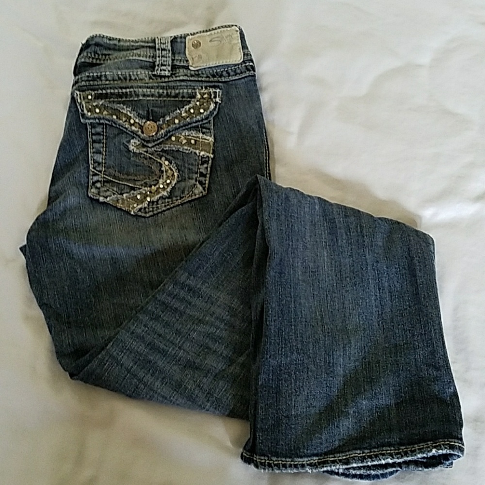 Silver jeans